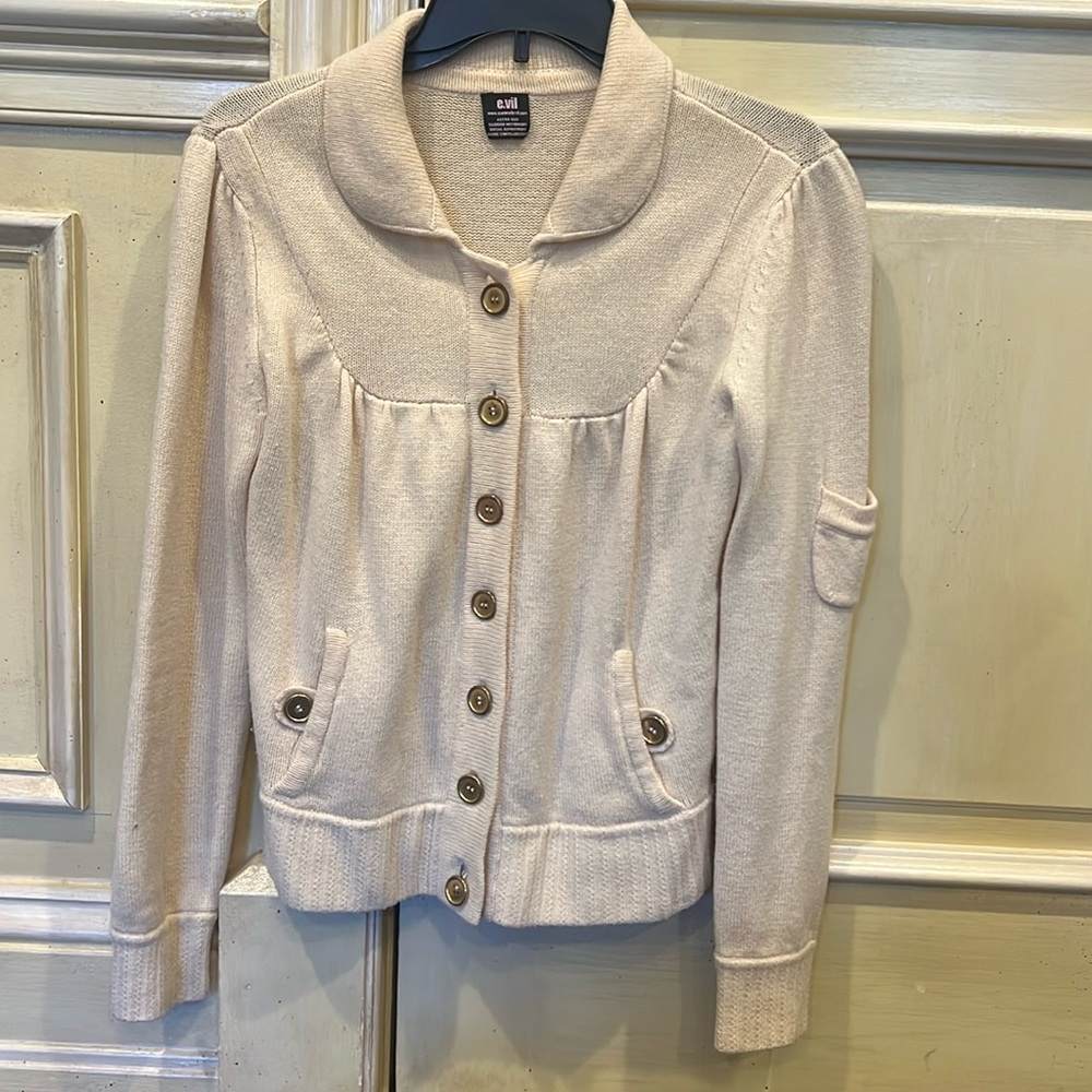 E.vil Women Button Down Top Spider Detailing in the Back